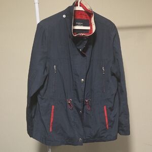 Capital Lindor Petite Navy Jacket with Red Accents Size XL
